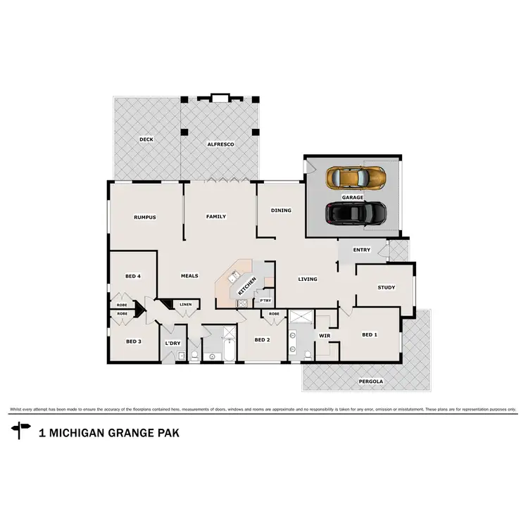 Floorplan of Homely house listing, 1 Michigan Grange, Pakenham VIC 3810