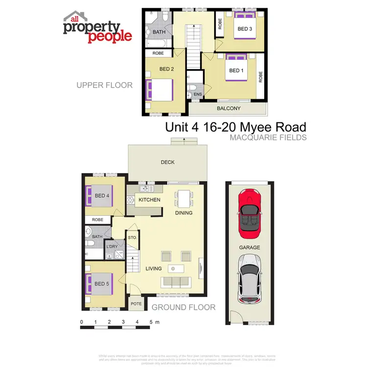 Floorplan of Homely townhouse listing, 4/16-20 Myee Road, Macquarie Fields NSW 2564