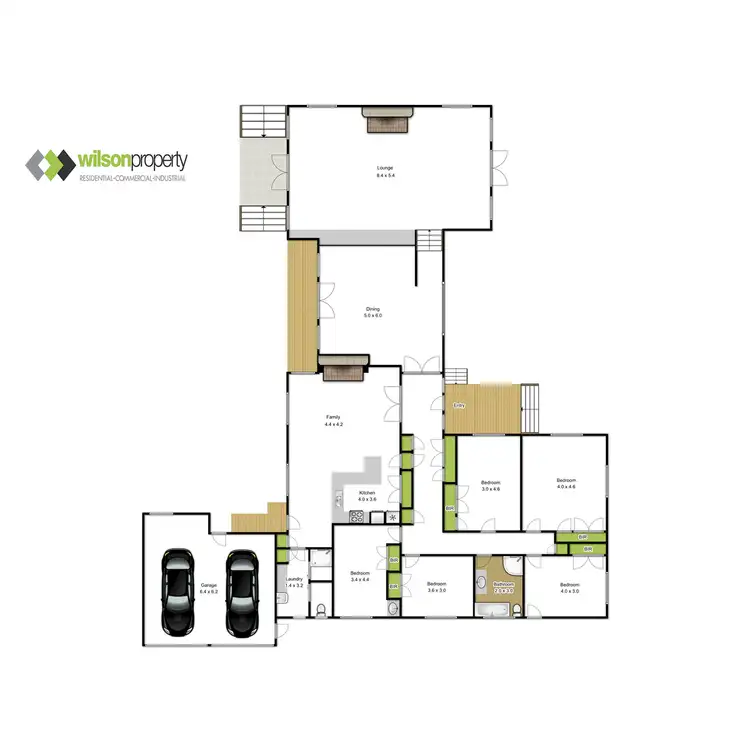 Floorplan of Homely house listing, 14-16 Bridges Avenue, Traralgon VIC 3844