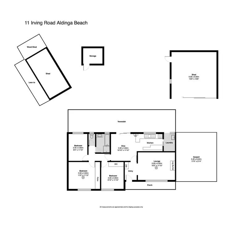 Floorplan of Homely house listing, 11 Irving Road, Aldinga Beach SA 5173