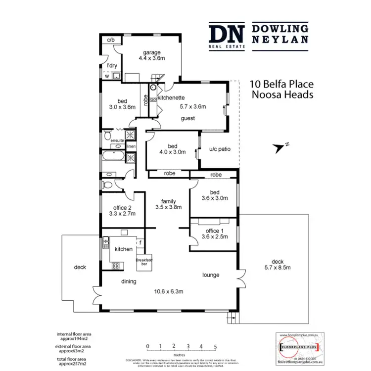 Floorplan of Homely house listing, 10 Belfa Place, Noosa Heads QLD 4567
