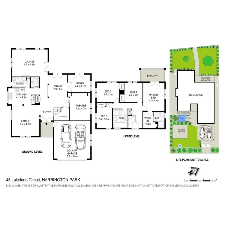 Floorplan of Homely house listing, 45 Lakeland Circuit, Harrington Park NSW 2567