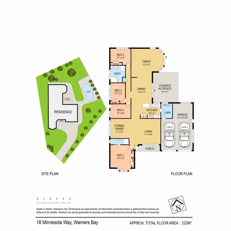 Floorplan of Homely house listing, 18 Minnesota Way, Warners Bay NSW 2282