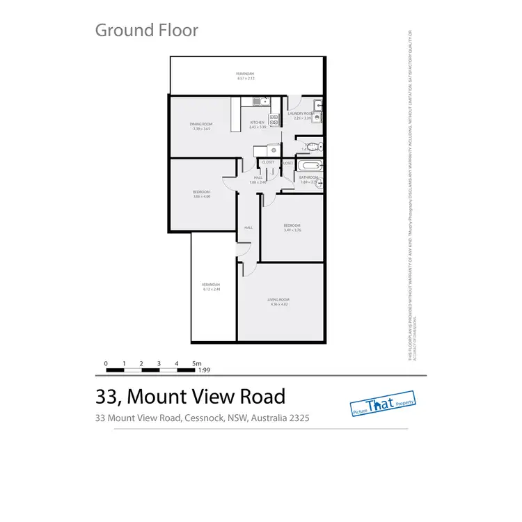 Floorplan of Homely house listing, 33 Mount View Road, Cessnock NSW 2325