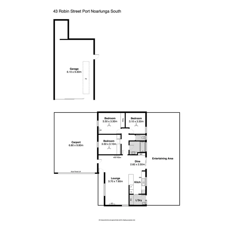 Floorplan of Homely house listing, 43 Robin Street, Port Noarlunga South SA 5167