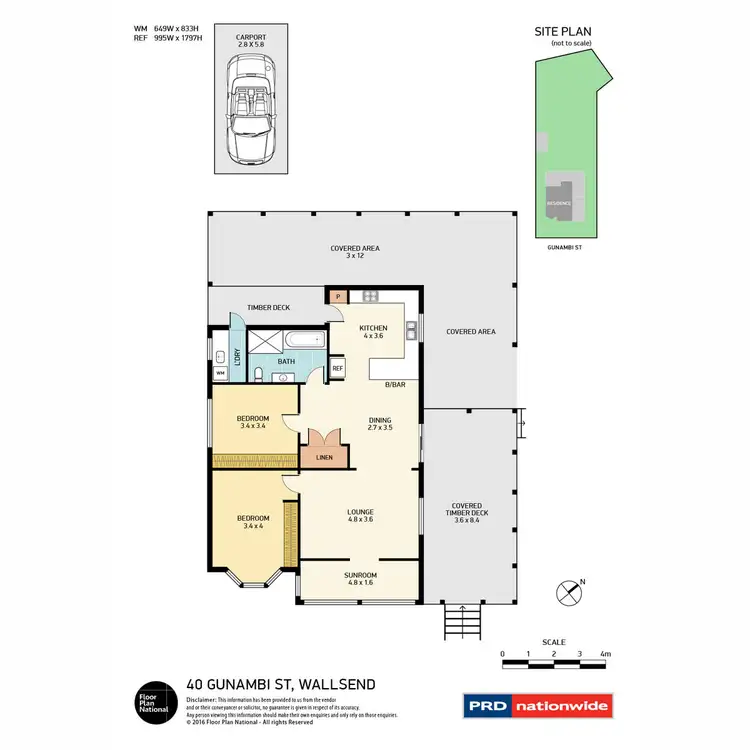 Floorplan of Homely house listing, 40 Gunambi Street, Wallsend NSW 2287