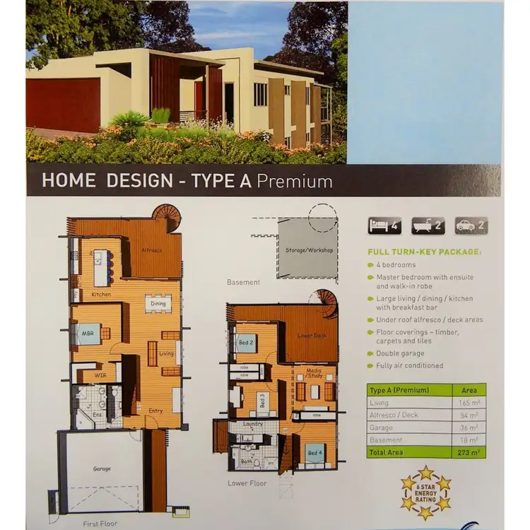 Floorplan of Homely house listing, 27/44 Scoparia Drive, Brookwater QLD 4300