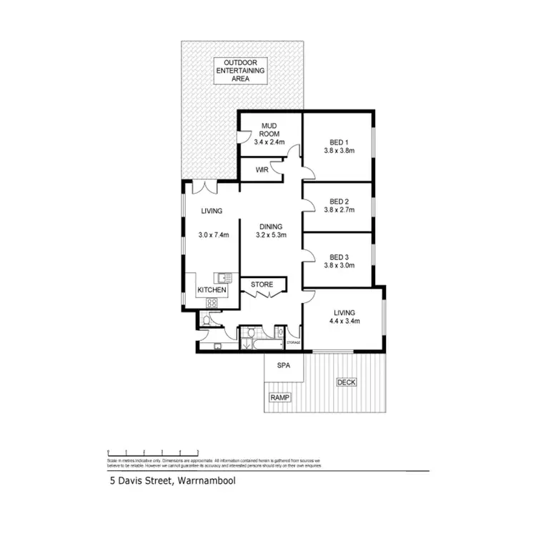Floorplan of Homely house listing, 5 Davis Street, Warrnambool VIC 3280