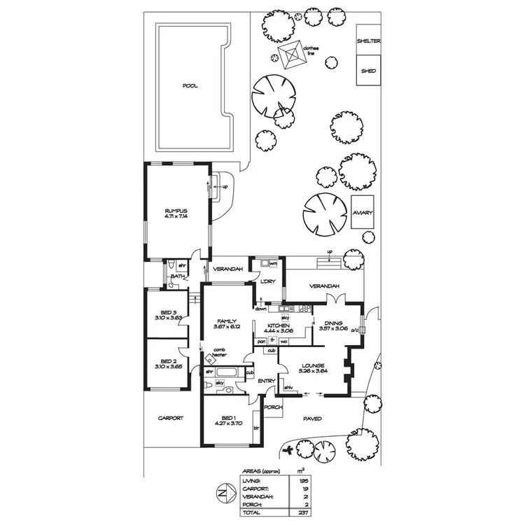 Floorplan of Homely house listing, 82 Linden Avenue, Hazelwood Park SA 5066