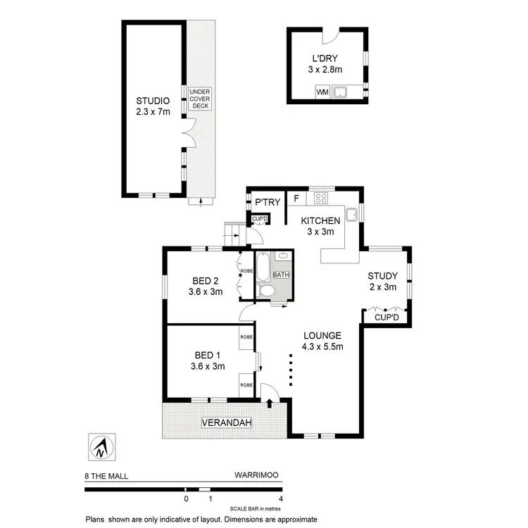 Floorplan of Homely house listing, 8 The Mall, Warrimoo NSW 2774