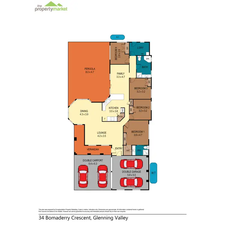 Floorplan of Homely house listing, 34 Bomaderry Crescent, Glenning Valley NSW 2261