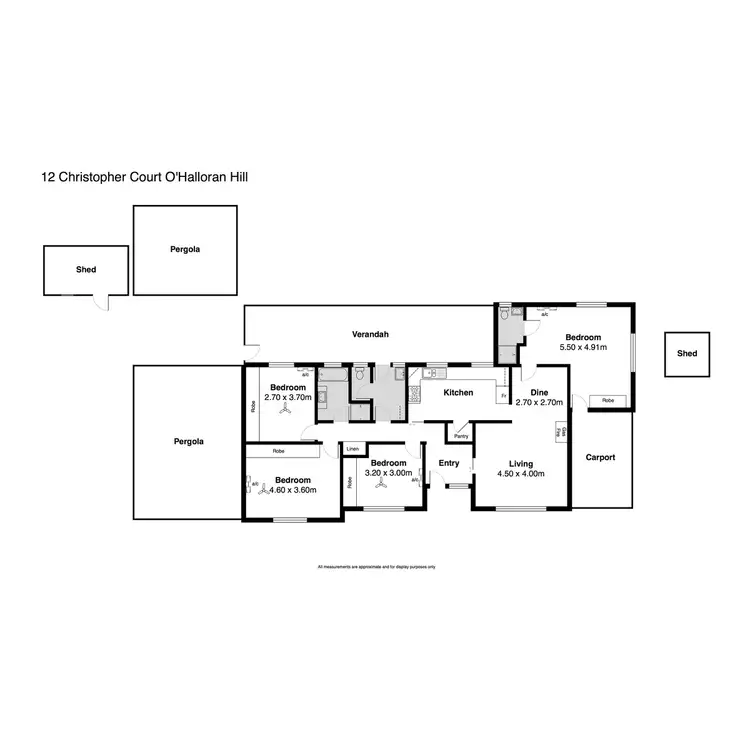 Floorplan of Homely house listing, 12 Christopher Court, O'halloran Hill SA 5158