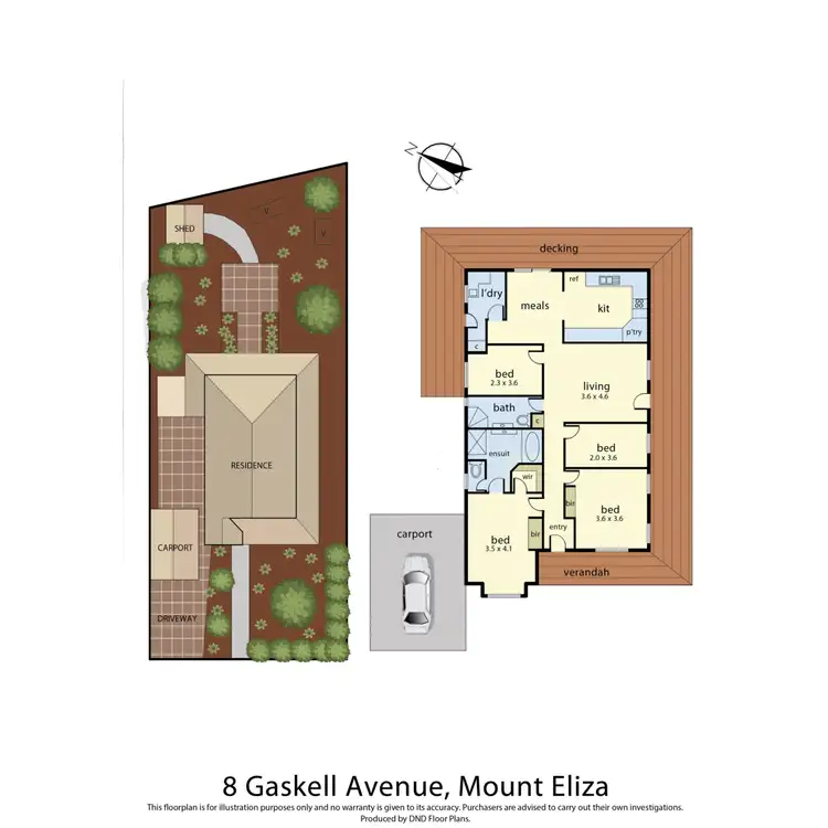 Floorplan of Homely house listing, 8 Gaskell Avenue, Mount Eliza VIC 3930