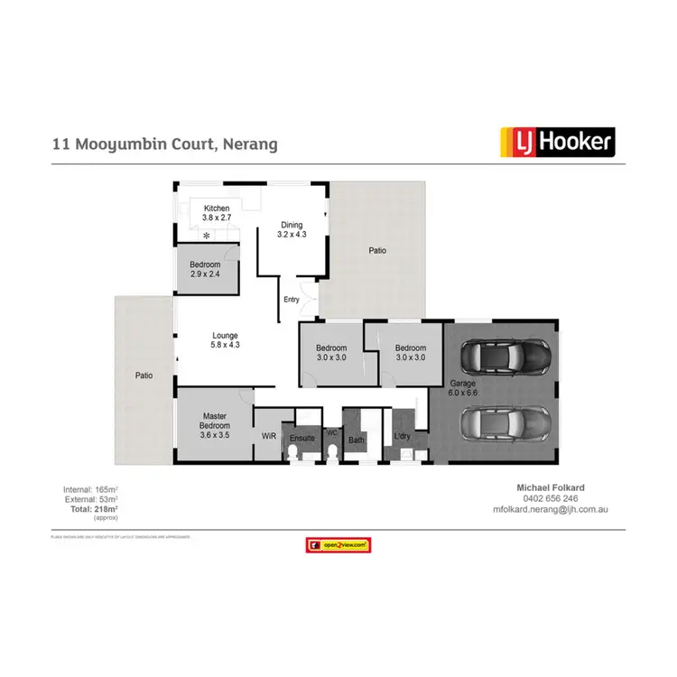 Floorplan of Homely house listing, 11 Mooyumbin Court, Nerang QLD 4211
