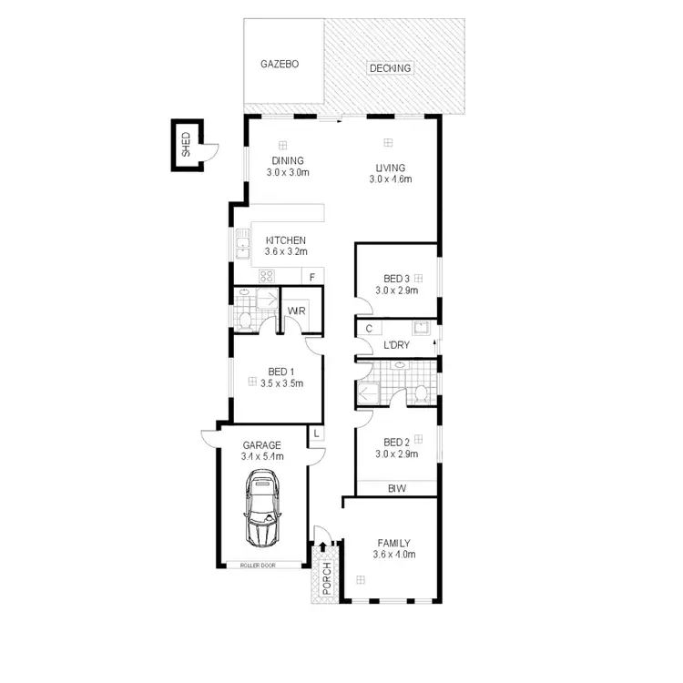 Floorplan of Homely house listing, 40 Ozone Street, Victor Harbor SA 5211
