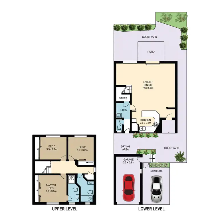 Floorplan of Homely townhouse listing, 51/105 Oldfield Road, Sinnamon Park QLD 4073
