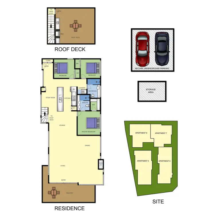 Floorplan of Homely unit listing, 6/610 Esplanade, Mount Martha VIC 3934