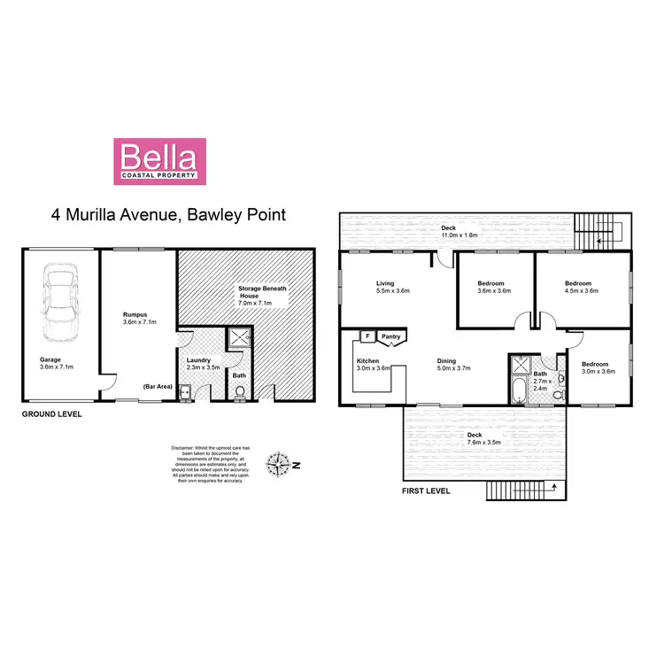 Floorplan of Homely house listing, 4 Murilla Avenue, Bawley Point NSW 2539