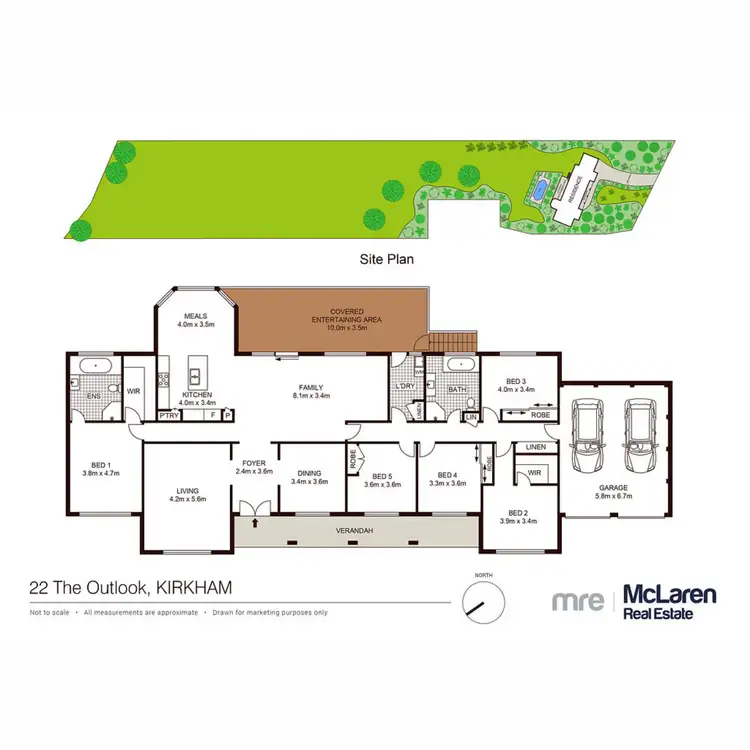 Floorplan of Homely house listing, 22 The Outlook, Kirkham NSW 2570