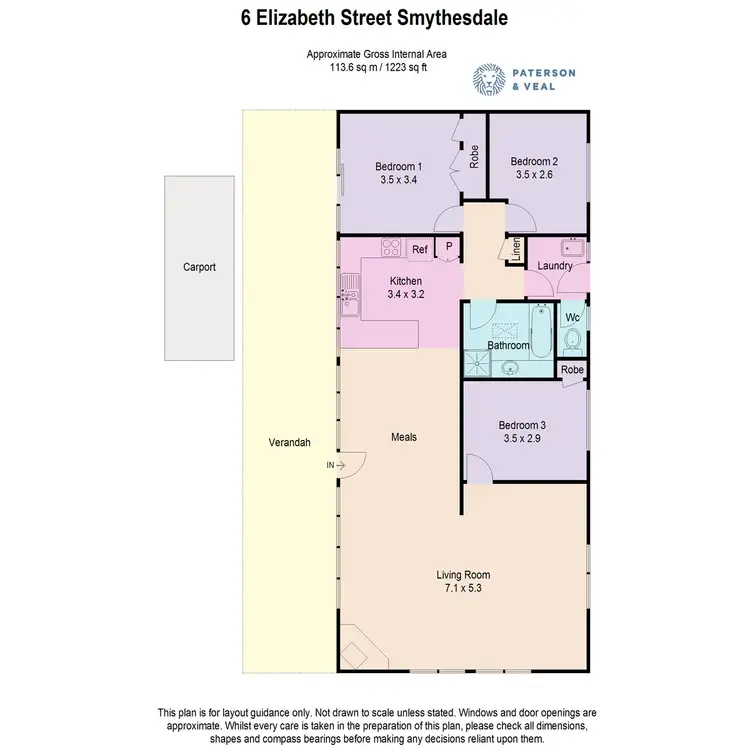 Floorplan of Homely house listing, 6 Elizabeth Street, Smythesdale VIC 3351
