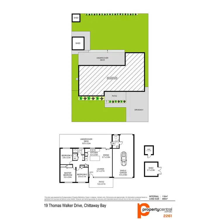 Floorplan of Homely house listing, 19 Thomas Walker Drive, Chittaway Bay NSW 2261
