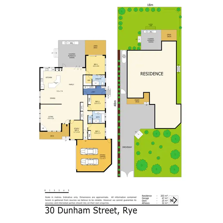 Floorplan of Homely house listing, 30 Dunham Street, Rye VIC 3941