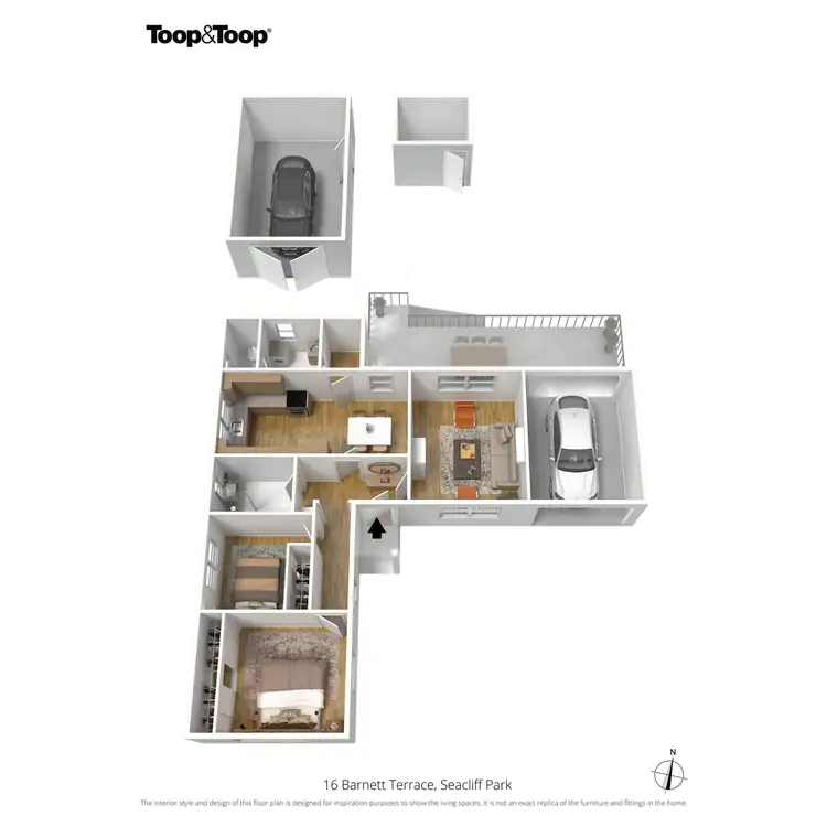 Floorplan of Homely house listing, 16 Barnett Terrace, Seacliff Park SA 5049