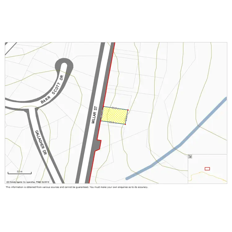 Floorplan of Homely land listing, 9 Millar Street, Goonellabah NSW 2480