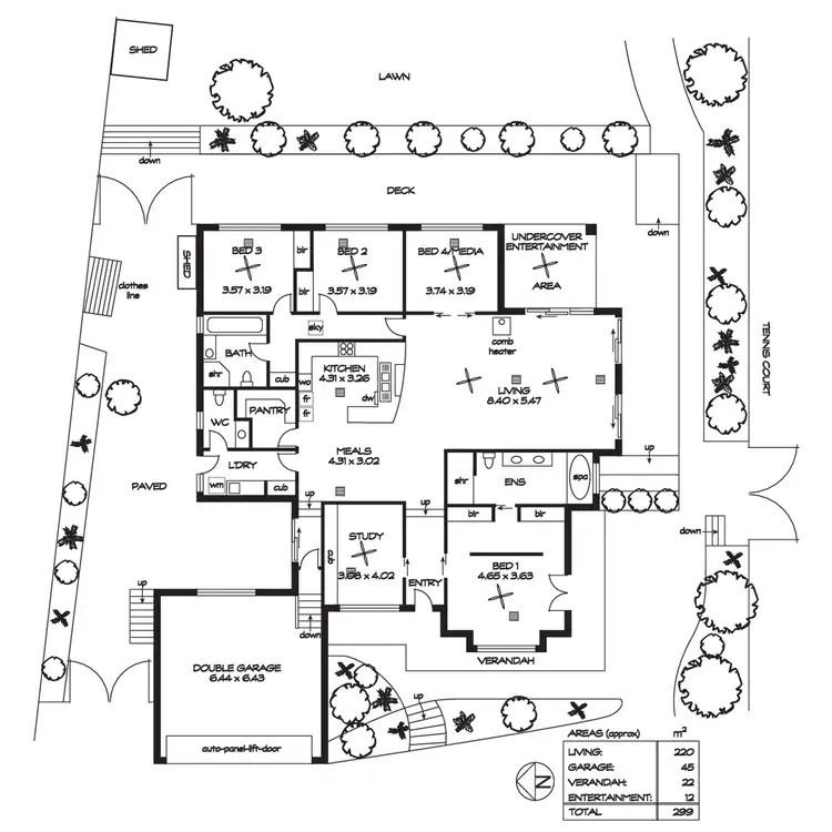 Floorplan of Homely house listing, 211A Coromandel Parade, Coromandel Valley SA 5051