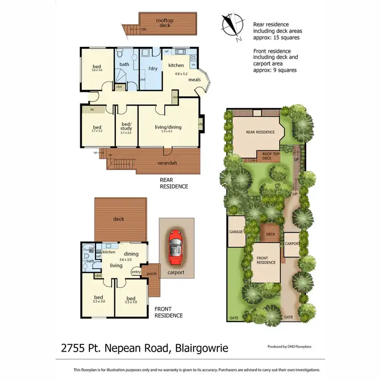 Floorplan of Homely house listing, 2755 Point Nepean Road, Blairgowrie VIC 3942