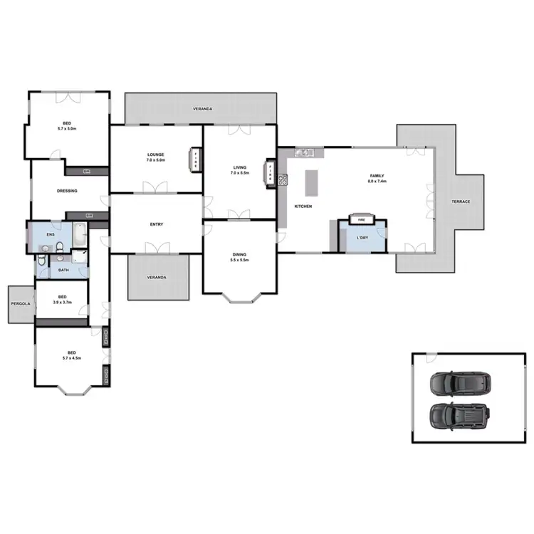 Floorplan of Homely house listing, 25 Avila Road, Curlewis VIC 3222