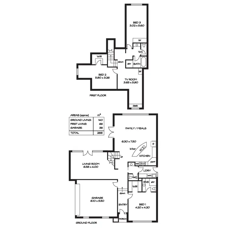 Floorplan of Homely house listing, 25 Craighill Road, St Georges SA 5064