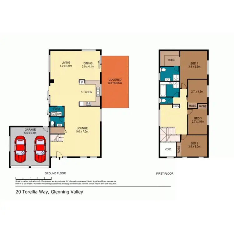 Floorplan of Homely house listing, 20 Torrellia Way, Glenning Valley NSW 2261