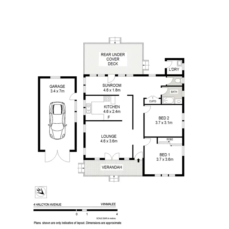Floorplan of Homely house listing, 4 Halcyon Avenue, Winmalee NSW 2777