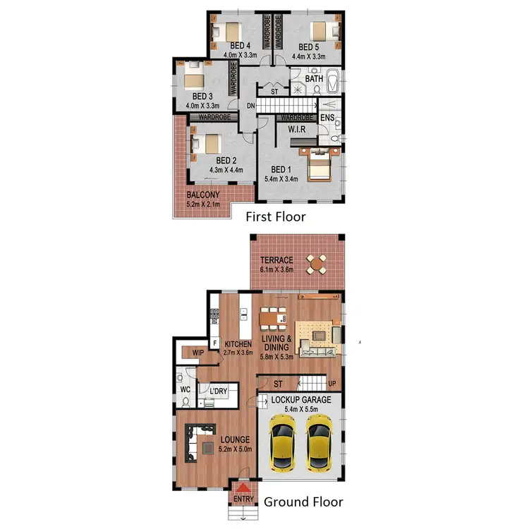 Floorplan of Homely house listing, 1A Bonar Street, Telopea NSW 2117
