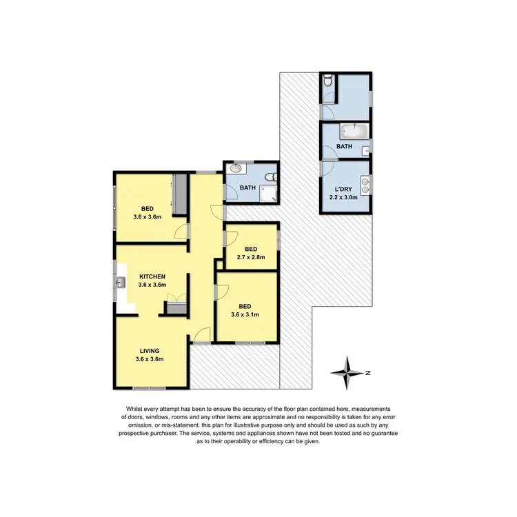 Floorplan of Homely rural property listing, South Dreeite Road & Taits Road, Dreeite VIC 3249