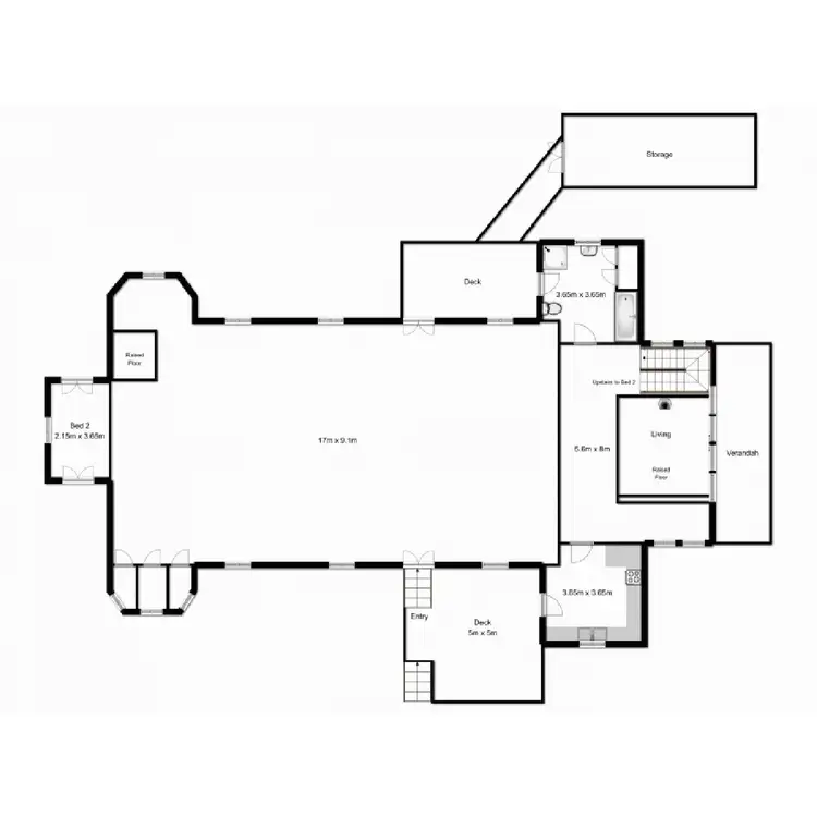 Floorplan of Homely rural property listing, 10 Tatham Ellangowan Road, Tatham NSW 2471