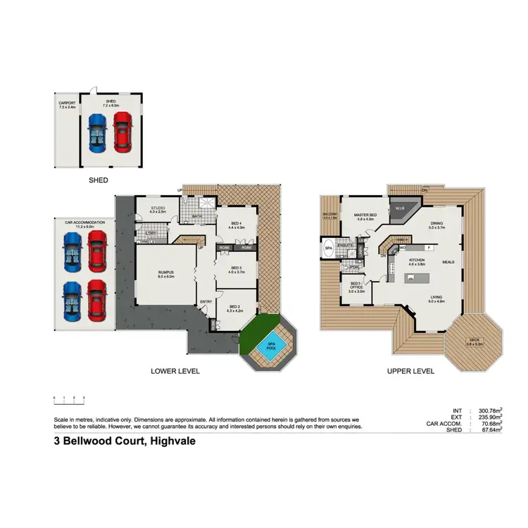 Floorplan of Homely house listing, 3 Bellwood Court, Highvale QLD 4520