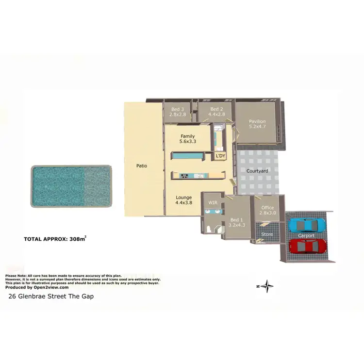 Floorplan of Homely house listing, 26 Glenbrae Street, The Gap QLD 4061
