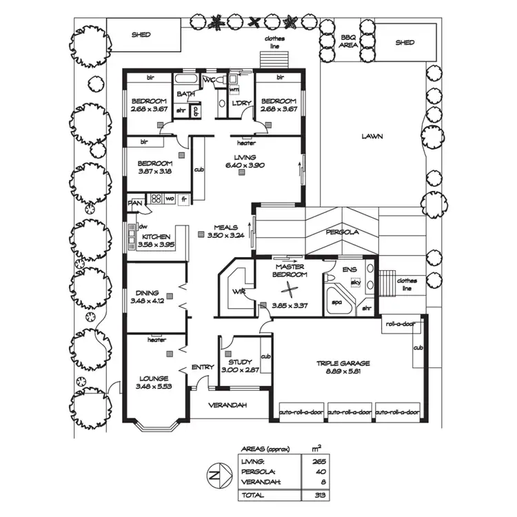 Floorplan of Homely house listing, 2 Dover Court, Dover Gardens SA 5048