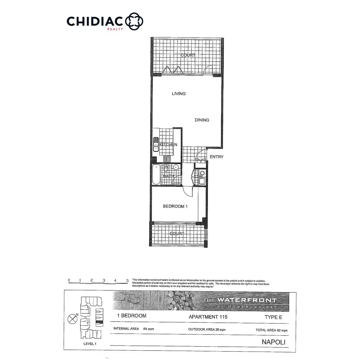 Floorplan of Homely apartment listing, 115/3 Stromboli Strait, Wentworth Point NSW 2127
