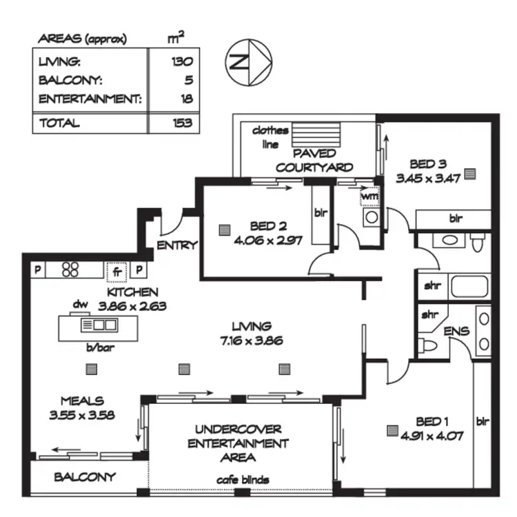 Floorplan of Homely unit listing, 9/92-94 King William Road, Goodwood SA 5034