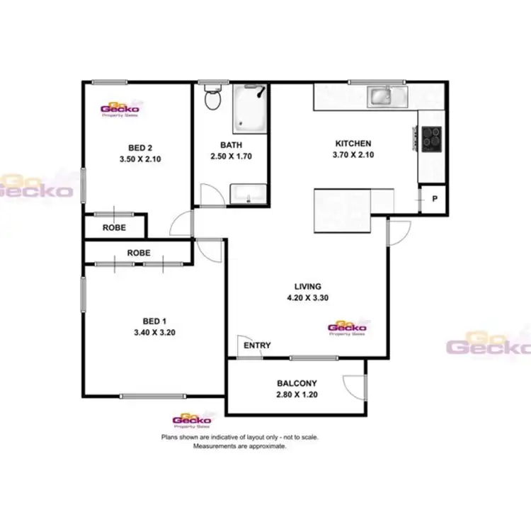 Floorplan of Homely unit listing, 4/7 Nellie Street, Nundah QLD 4012