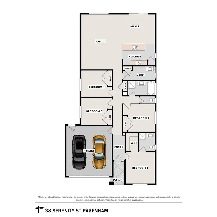 Floorplan of Homely house listing, 38 Serenity Street, Pakenham VIC 3810