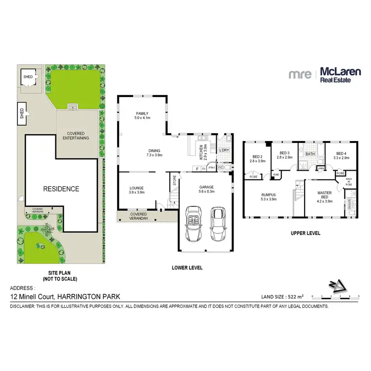 Floorplan of Homely house listing, 12 Minell Court, Harrington Park NSW 2567