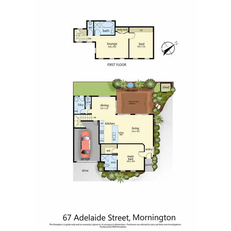 Floorplan of Homely townhouse listing, 67 Adelaide Street, Mornington VIC 3931