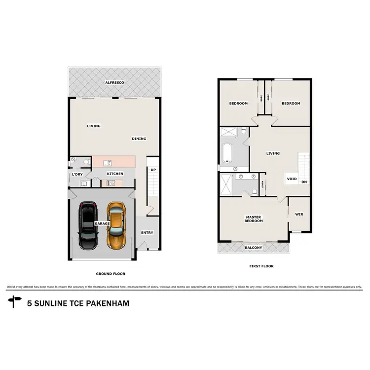 Floorplan of Homely house listing, 5 Sunline Terrace, Pakenham VIC 3810