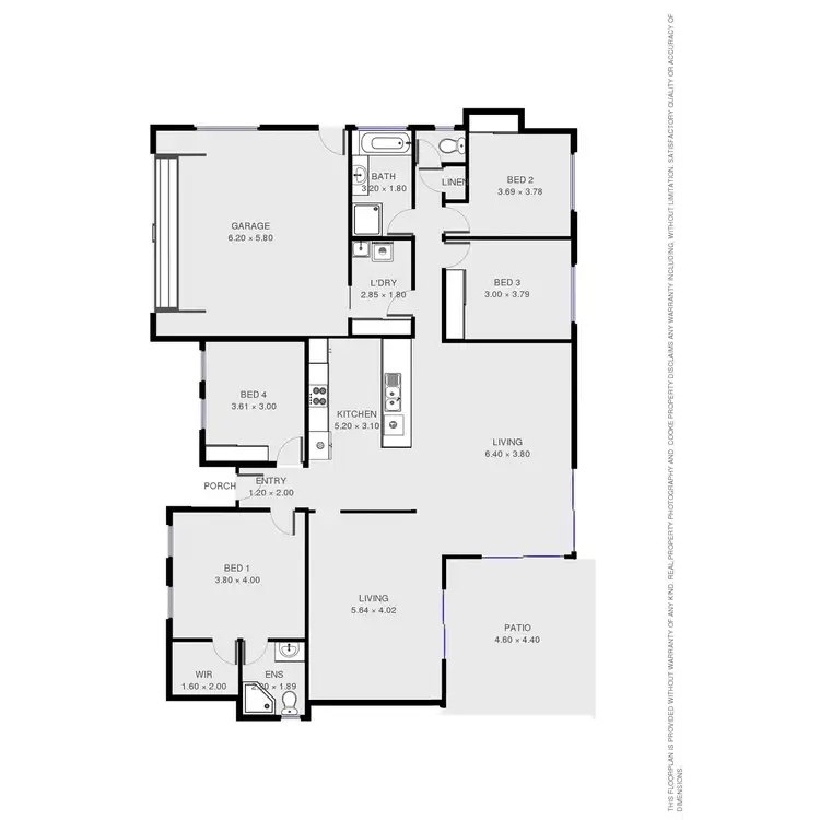 Floorplan of Homely house listing, 42 Burke & Wills Drive, Gracemere QLD 4702
