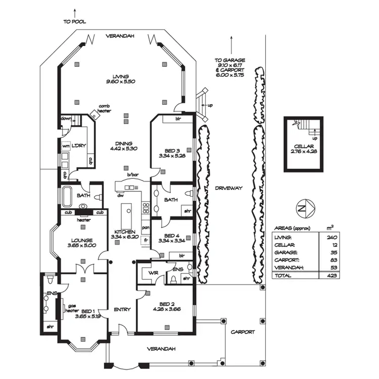 Floorplan of Homely house listing, 19 Allinga Avenue, Glenside SA 5065