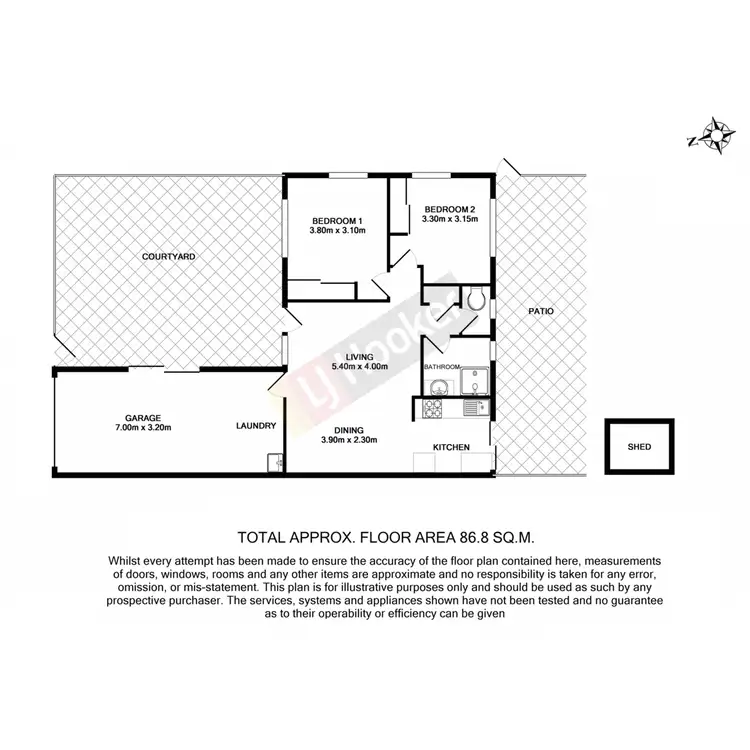 Floorplan of Homely villa listing, 5/37 Hillardt Street, Robertson QLD 4109